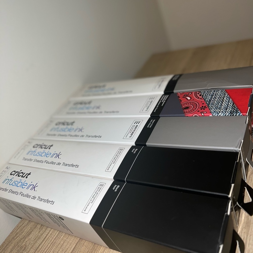 Infused ink transfer sheets